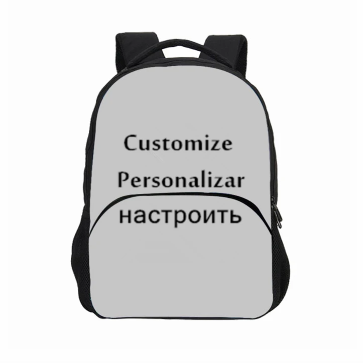 Модная школьная сумка с принтом охотников за привидениями, рюкзак для подростков мальчиков и девочек, детские школьные рюкзаки, большие сумки для книг на плечо - Цвет: custom printing