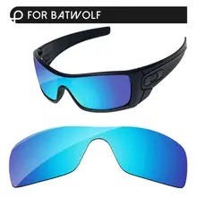Papaviva Ice Blue зеркальные поляризованные Сменные линзы для солнцезащитных очков Batwolf оправа UVA и UVB Защита