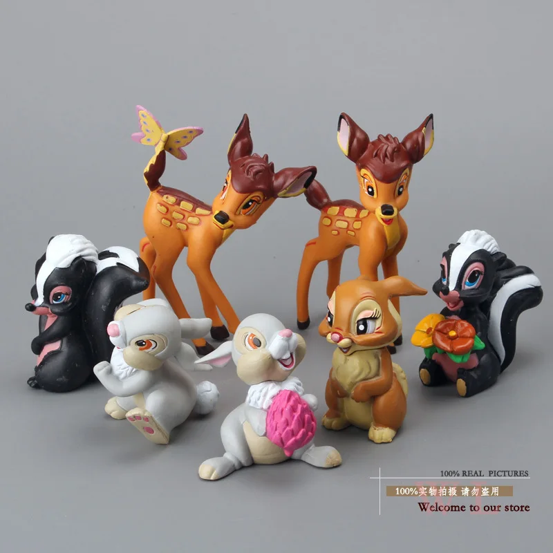 Bambi Lovely Deer ПВХ фигурка модель куклы детские классические игрушки подарок для