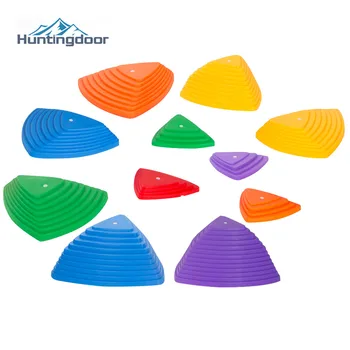 

11PCS/Set Educational Toys Hilltops River Stepping Stones Game Kids Promote Coordination Balance Strength Child Safe Rubber