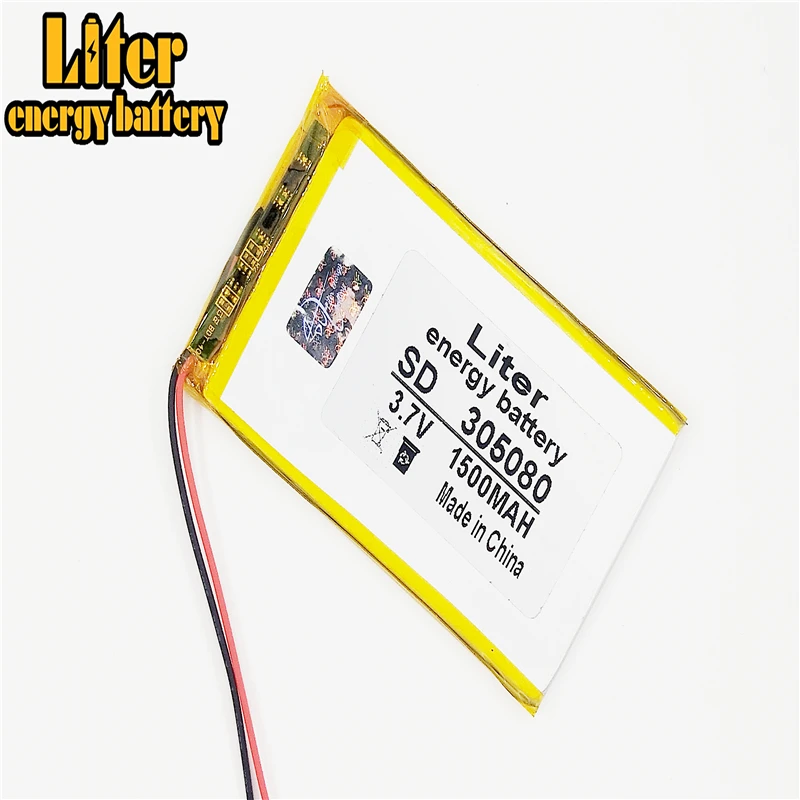 3 7 V полимерная литиевая батарея 285080 035080 305080 1500MAH MP5 GPS MP4 Цифровые продукты