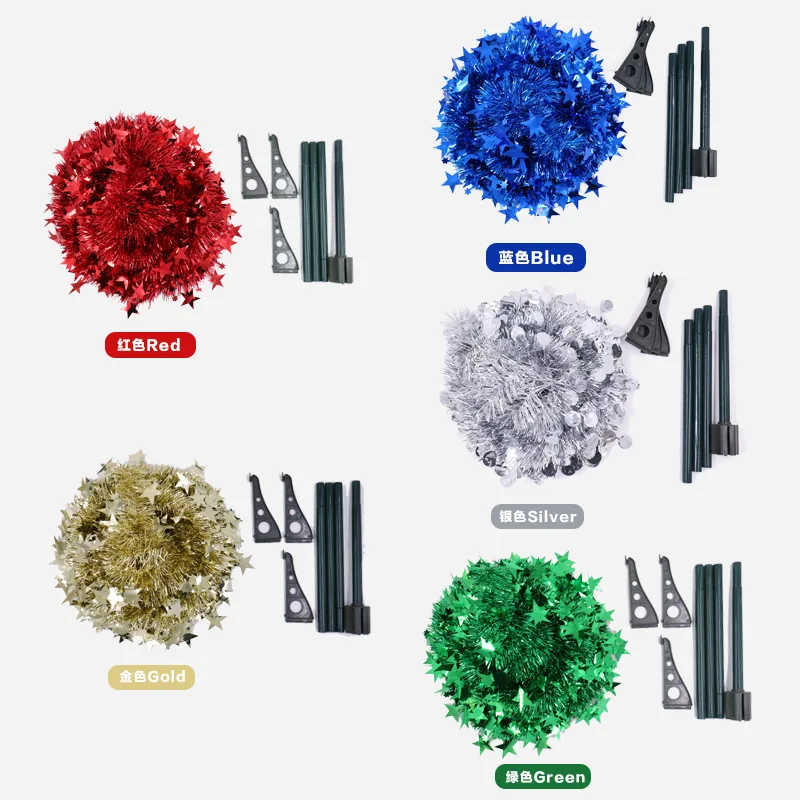 

Creative Christmas Supplies Wool Tops Christmas Tree Retractable Foldable Christmas Decorative Tree shi pin shu