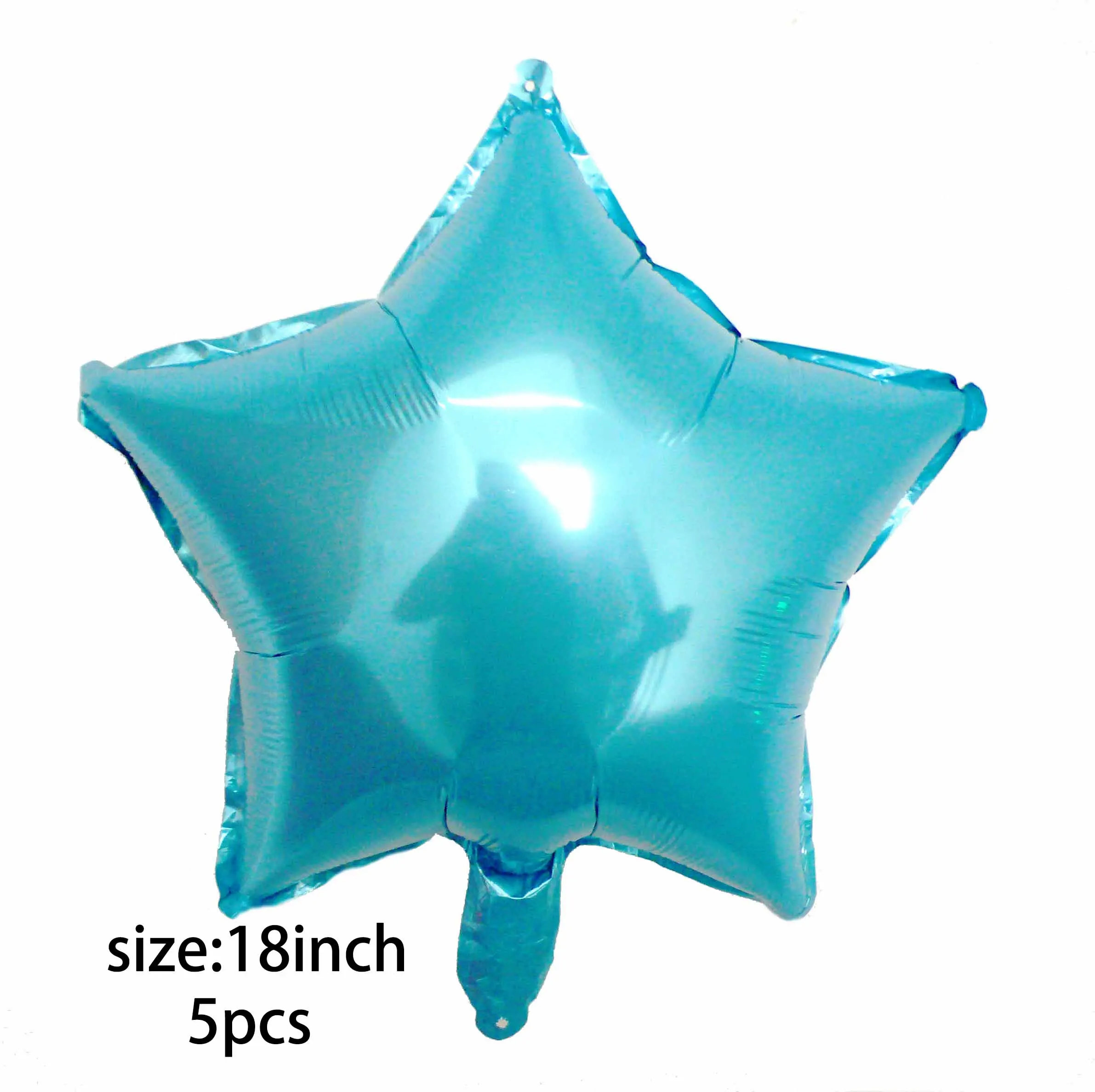5pcs pearl blue star Серебряные конфетти воздушные шары розовый из белого латекса розовое красное сердце Гелиевый шар серебро романтическая тема свадебные украшения на день рождения - Цвет: 5pcs pearl blue star