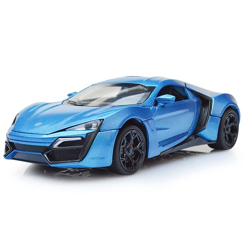Kids Toys 1?32 Laiken Car Model Transformed Into Die-cast Alloy Vehicle Metal Supercar With Pull Back Simulation Children Toys