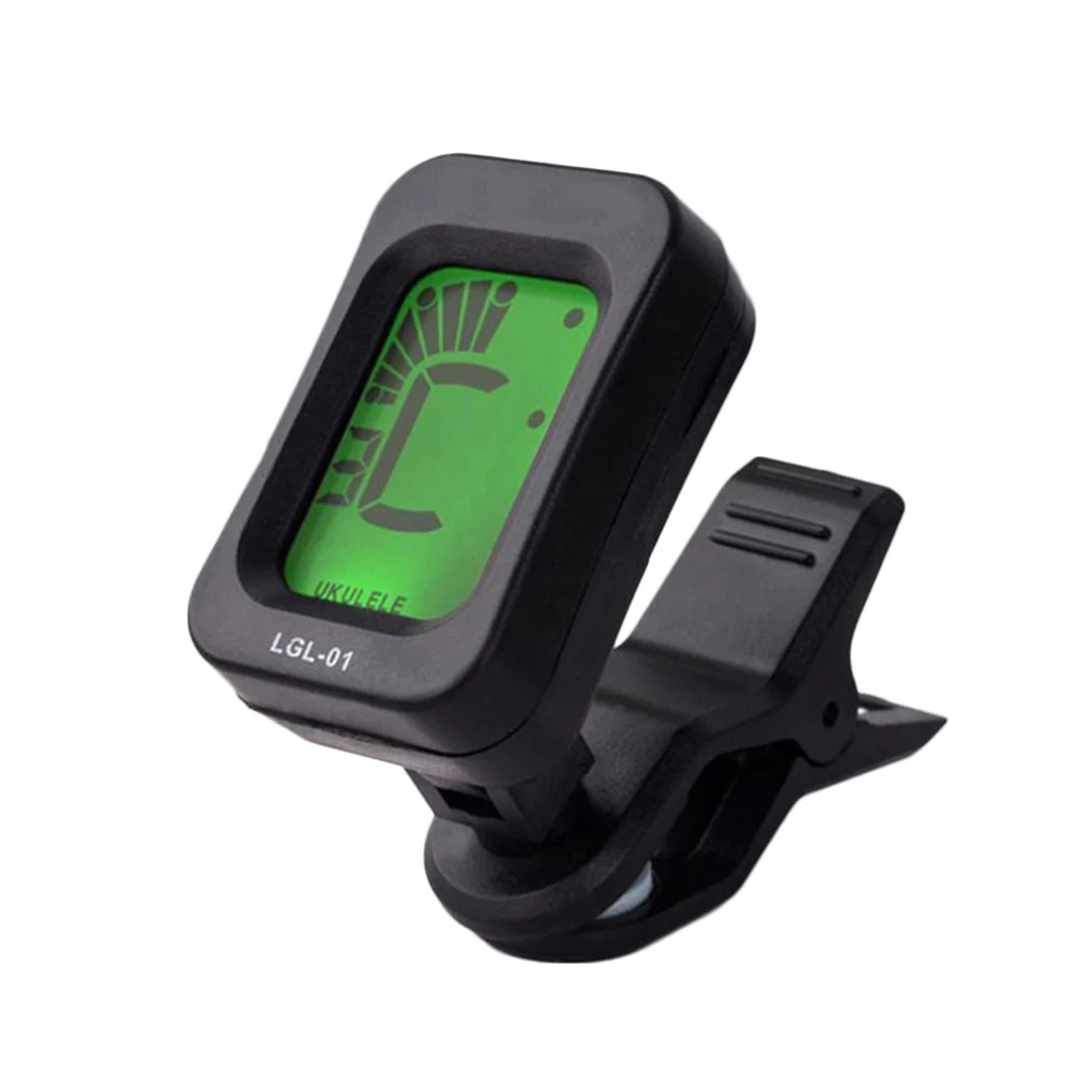 

Portable Electric Digital Clip-on Tuner LCD Screen Clip Tuner for Guitar Bass Violin Ukulele