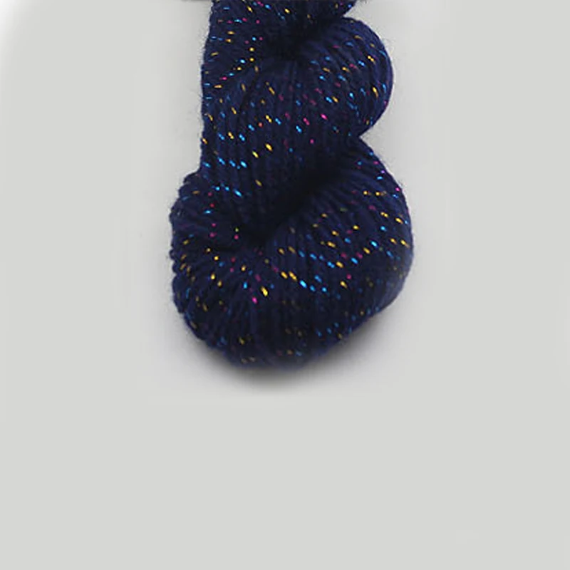 Блестящая толстая пряжа для вязания, ручная вязка, шерстяная пряжа для вязания шарфа, свитера, одеяла, изготовление 55 г, 44 цвета - Цвет: 31