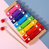 8 Scale Toy Xylophone Montessori Educational Toy Wooden Eight-Notes  Style Xylophone Children Kids Baby Musical Funny Toys Gift 1