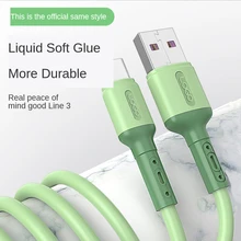 5a líquido de silicone micro usb tipo c cabo carregador do telefone móvel carregamento rápido cabo dados usb carga para xiaomi samsung huawei