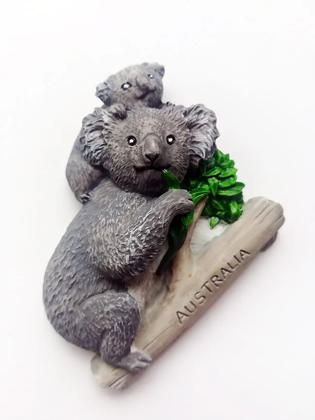 

Australia Koala Cute Animal Stereo Resin Refrigerator Magnet Souvenir Decorative Magnets 3d Fridge Magnet Decor