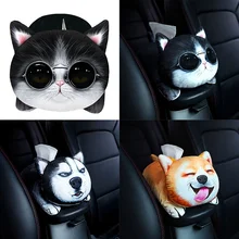 Универсальный автомобильный подлокотник коробка для салфеток милый мультфильм милый держатель салфеток коробка для автомобиля товары для интерьера автомобильные аксессуары