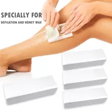 Прочное удаление волос восковые полоски хлопок и нетканый материал нетканый эпилятор для профессионального бритья воском Гладкие ножки 20X7 см