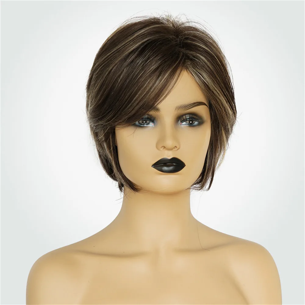 INHAIRCUBE 10 &quotженские парики 50% человеческие волосы синтетические смешанные цвета