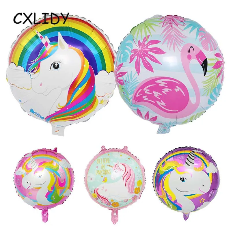 

50Pcs Unicorn Party Foil Balloons Helium Air Ballon for Happy Birthday Decorations Kids Adult Event Party Birthday Party Supply