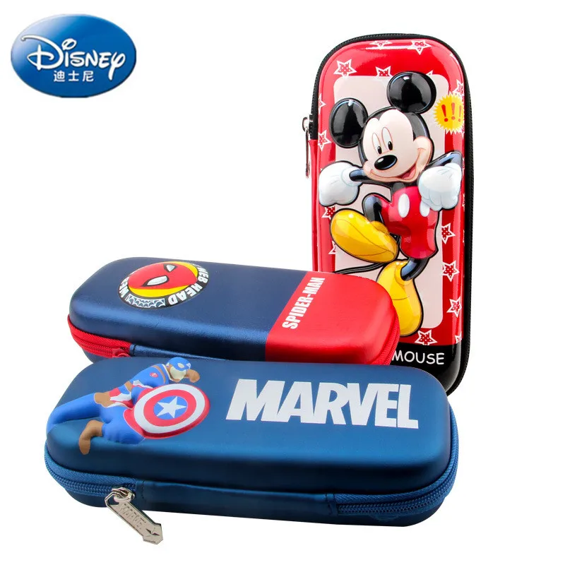 Disney мультфильм Канцтовары для учащихся Карандаш Чехол Капитан Америка Железный