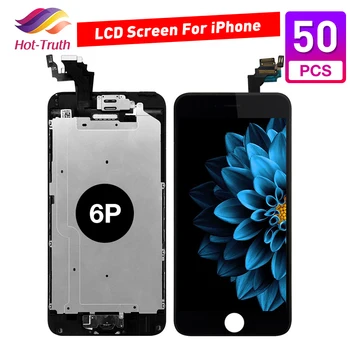 

50 Pcs/ Lot For iPhone 6P 6 Plus LCD Full Assembly Touch lcd Screen Replacement Display Digitizer Free Shipping