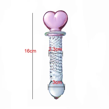 Glass Anal Plug Adult Sex Toys Butt Plug Transparent Glass Anal Sex Toy For Women Vaginal Plug Anal Dildos Butplug  Sex Shop 6