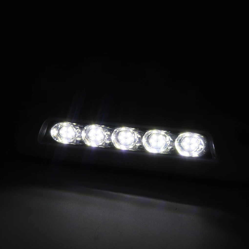 RVs Sunshade Light 5 светодиодный прожектор 6000K белый свет 12 в 2,6 Вт резиновая база Автомобильная фара автозапчасти