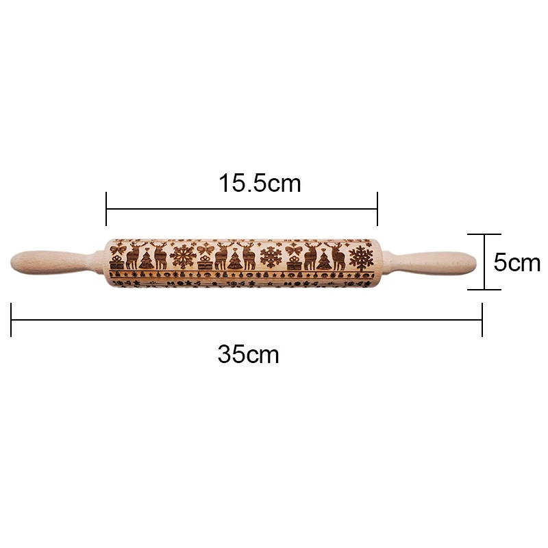 Новая тисненая Скалка Деревянная Рождественская лося помадка, кондитерские изделия доски Хэллоуин Тыква Инструменты для выпечки роликовые штифты