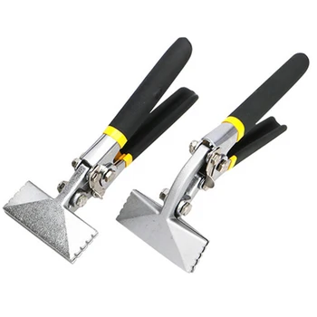 

2PCS Sheet Metal Bending Pliers Crimping Hand Seamer Straight Elbow 75mm Set Brand New And High Quality For Home Diy Tools Parts