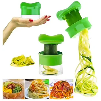 

DIY Kitchen Vegetable Fruit Spiral Slicer Spiralizer Graters Kitchen Tool Gadget Zucchini Pasta Noodle Spaghetti Maker