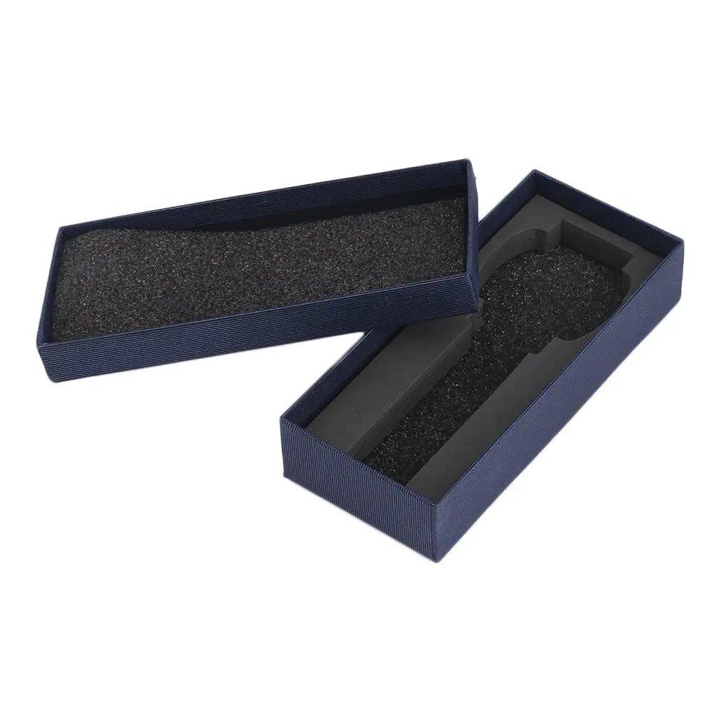 blue strip Коробка для ювелирных часов, Элегантные наручные часы, Подарочная коробка, чехол для хранения, органайзер для часов, Подарочная коробка,, Прямая поставка - Цвет: blue strip