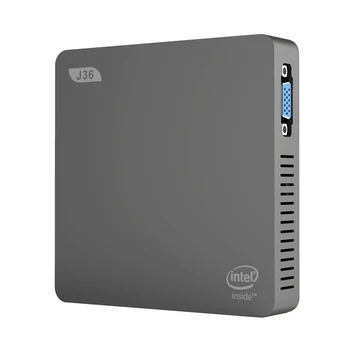 

J36-V Mini PC Windows 10 computer Intel Celeron J3160 quad core 1.6GHz up to 2.24Ghz 4GB+64GB Expandable 1TB SSD 2.4GHz/5.8GHz WiFi BT4.0 USB3.0 HDMI+VGA