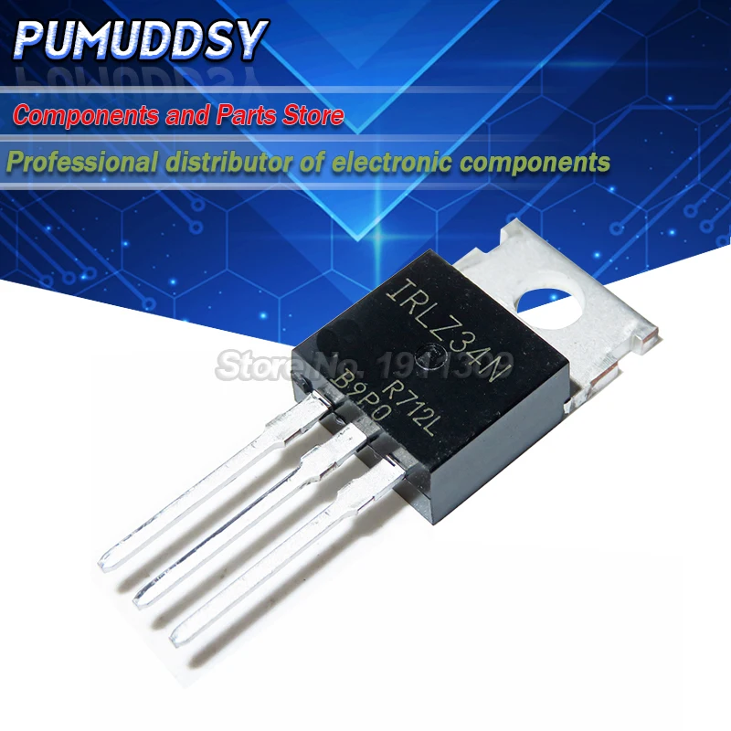 10 шт. IRLZ34N IRLZ34 55V 30A TO-220 полевой эффект Триод IC | Электронные компоненты и