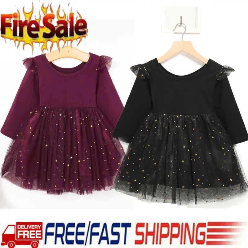 

Fashion Princess Style Toddler Baby Kids Fancy Solid Flower Pearl Tulle Prom Dresses for Girl Children Party Clothing Kids1-5Y