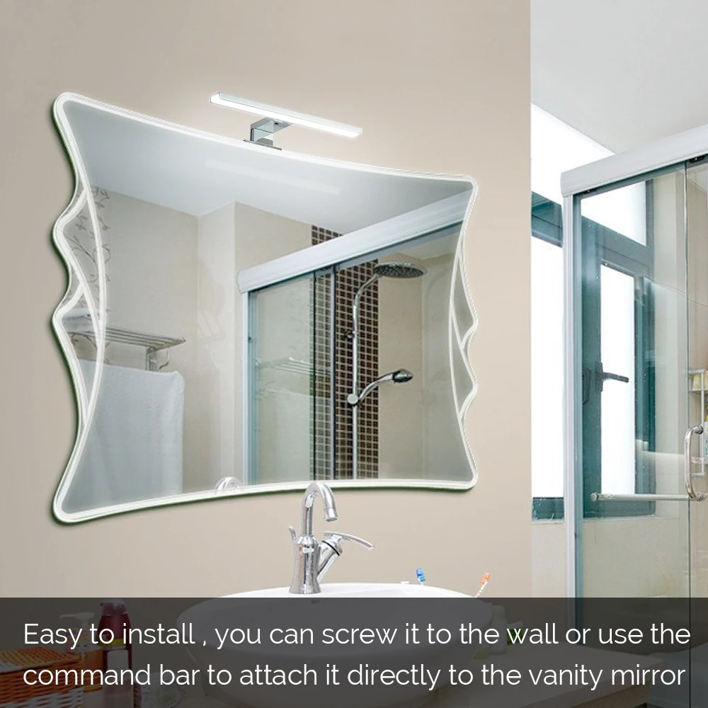 Mirror Lights Makeup Mirror Lights Vanity Light Makeup Lamp Mirror Light LED Wall Light Makeup Led Vanity Lights Bathroom Waterproof Make-up Wall Lamp for Mirror Kitchen Cabinet Lamp
