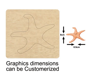 

New Patrick Star starfish Wooden die Scrapbooking Cutting Dies for common die cutting machines on the market