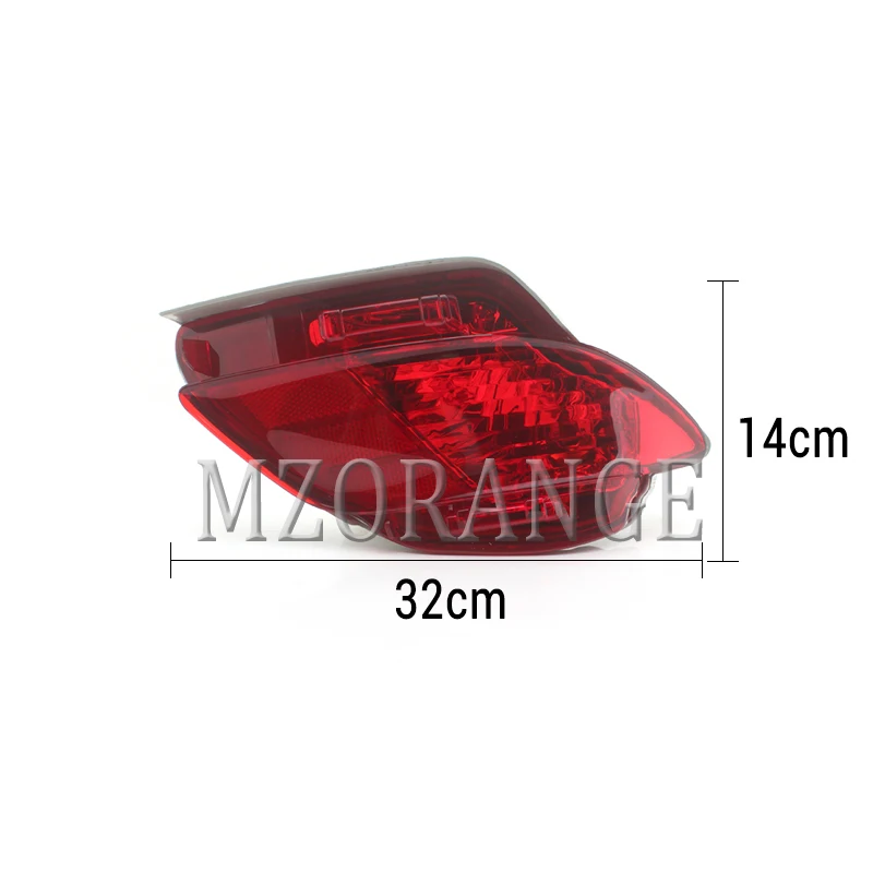 MZORANGE заднего бампера светильник для Lexus RX270 RX350 RX450h 2010 2011 2012 2013 хвост отражатель задний фонарь туман светильник
