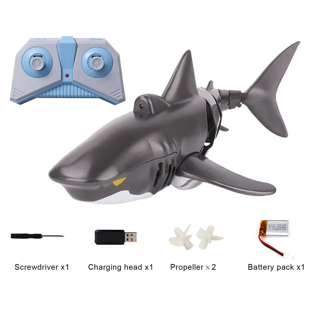 Shark Toy Electric Waterproof 2.4 G High-frequency Remote Control Model for Children