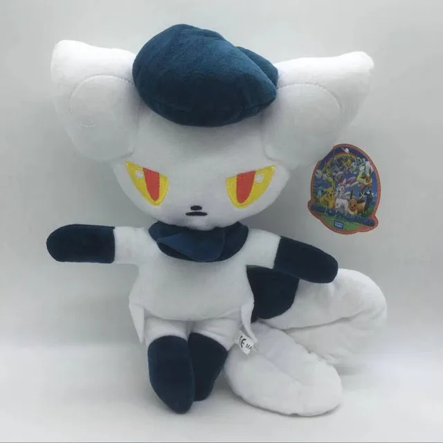 Pokemon Series Meowstic Plush Toy Stuffed Dolls 30cm Kawaii Kid Gift