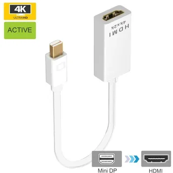 

10pcs 4K*2K High Resolution Mini DP DisplayPort to HDMI Female Adapter for MacBook Pro Air Laptop with opp bag