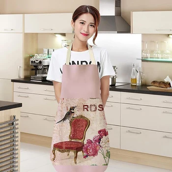 

Partoon Pictures Printing Kitchen Apron Cotton Apron Home Living Cooking Baking Coffee Shop Cleaning Aprons