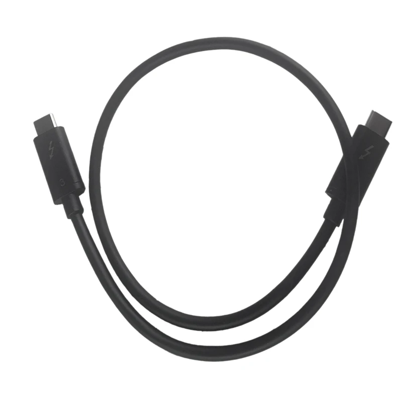 

Thunderbolt 3 Usb 3.1 Usb-C Male To Male Thunderbolt 3 40Gbps Cable Usb-C To Usb-C Thunderbolt 3 Cable 50Cm