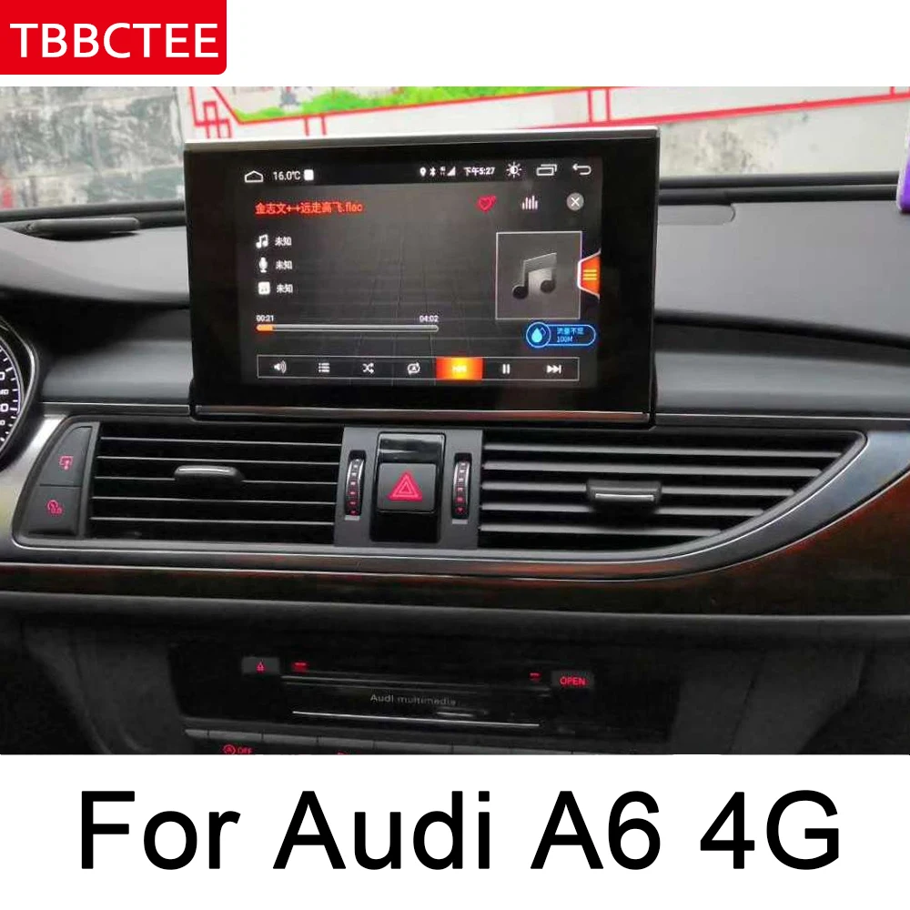 Автомобильный мультимедийный плеер для Audi A6 4G 2016 ~ 2018 MMI Android GPS навигация