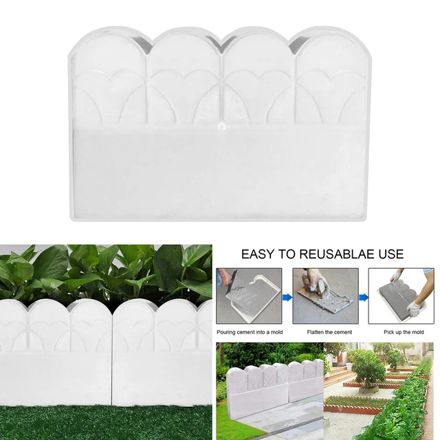 40 Cm Kerti Kerítés Penész Beton Tégla Diy Penészek Séta Készítő Újrafelhasználható Cement Járda Sétány Kövek Kert - Image 4