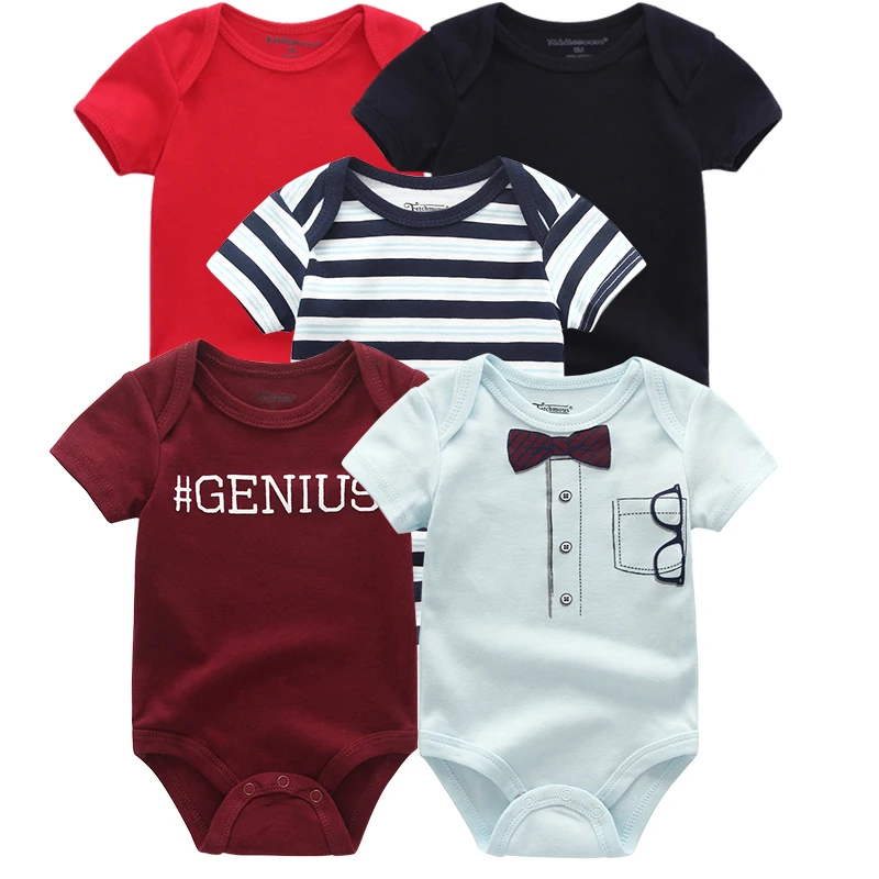 Детский комбинезон с короткими рукавами; хлопковая одежда в полоску с героями мультфильмов; de bebe infantis; Одежда для новорожденных мальчиков и девочек; комбинезон для малышей - Цвет: 5089