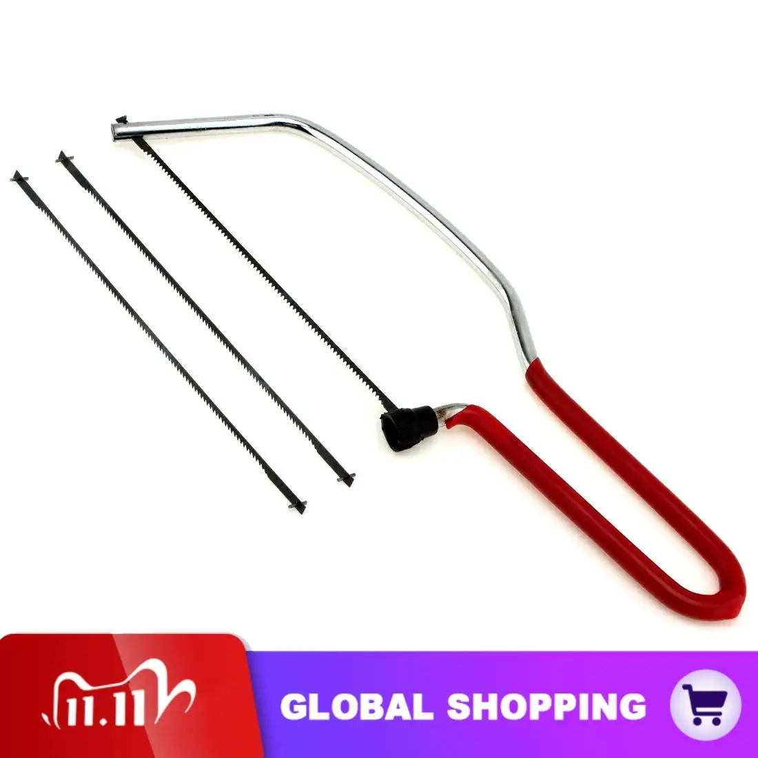 

Mini Hand Hacksaw Woodworking Scroll Coping Wood Metal Cutting Tool U Shaped Replacement Blades Magic Saw Blade