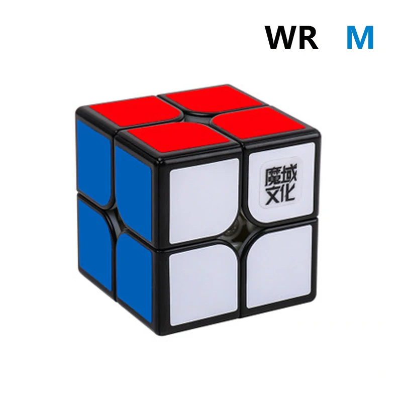 Moyu 2x2x2 neo кубик рубика магнитный головоломка для профессионалов головоломка для мозга скорость Cubos Magico Развивающая игра детский куб для игрушек подарок скорость Кубик-рубик - Цвет: Black M