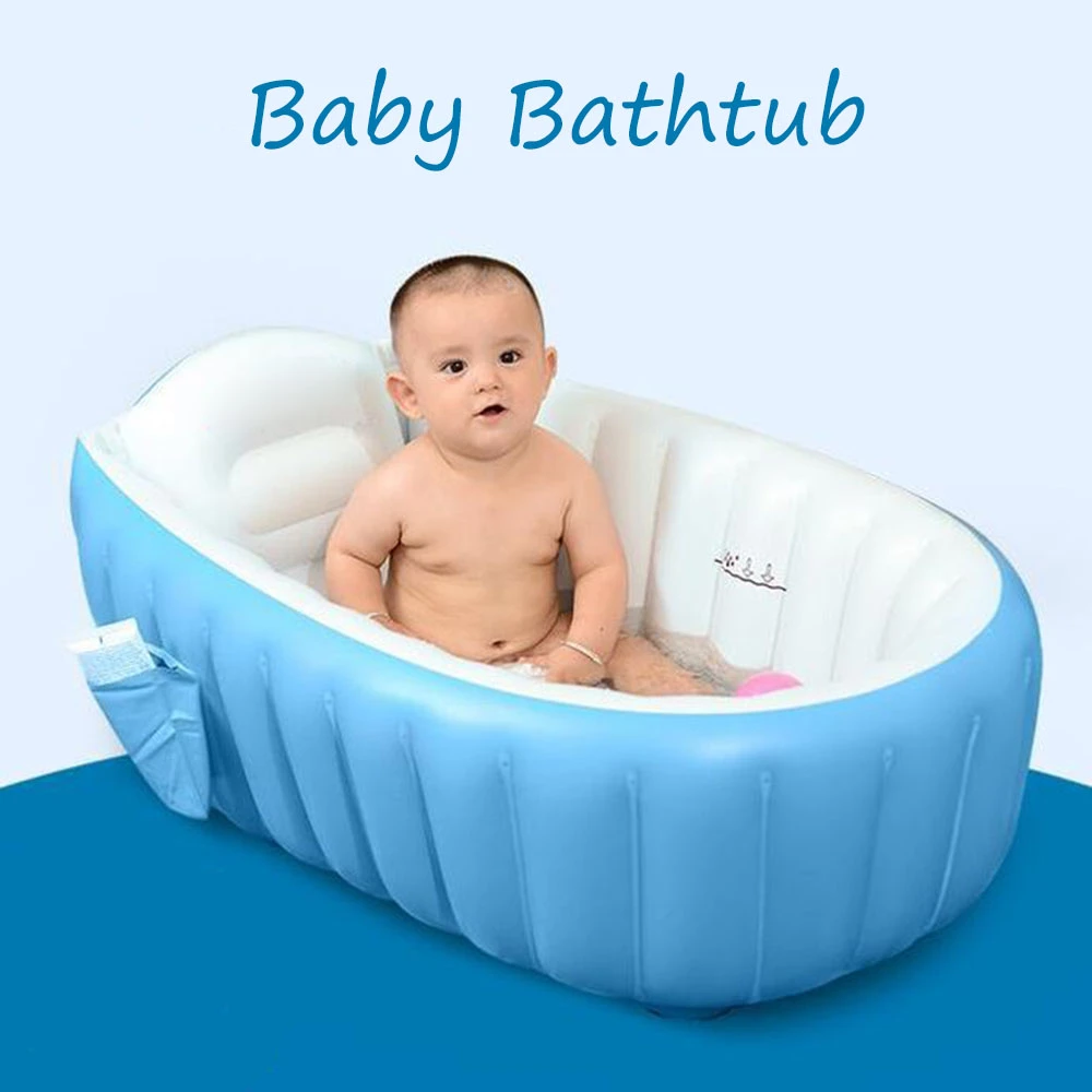 Banera Inflable Para Bebe Banera Infantil Portatil Antideslizante Mini Piscina De Aire Lavabo De Ducha Plegable De Alta Calidad Para Ninos Baneras Para Bebe Aliexpress