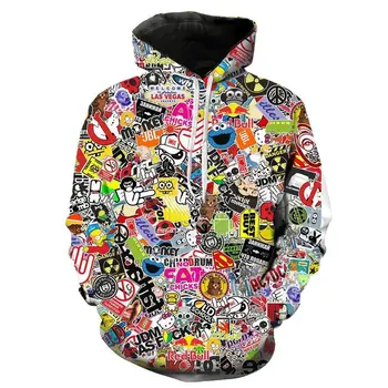 New Graphic Hoodies Men Women Fashion Casual Jacket Child Printed Graffiti Sweatshirts Boy Girl Kids Streetwear 3D Pullover Tops 1