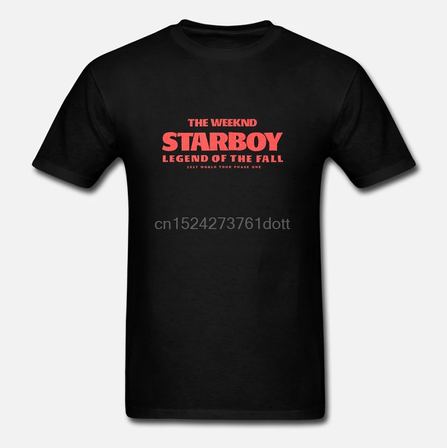 The Weeknd Starboy World Tour футболка S-3XL печать | Мужская одежда