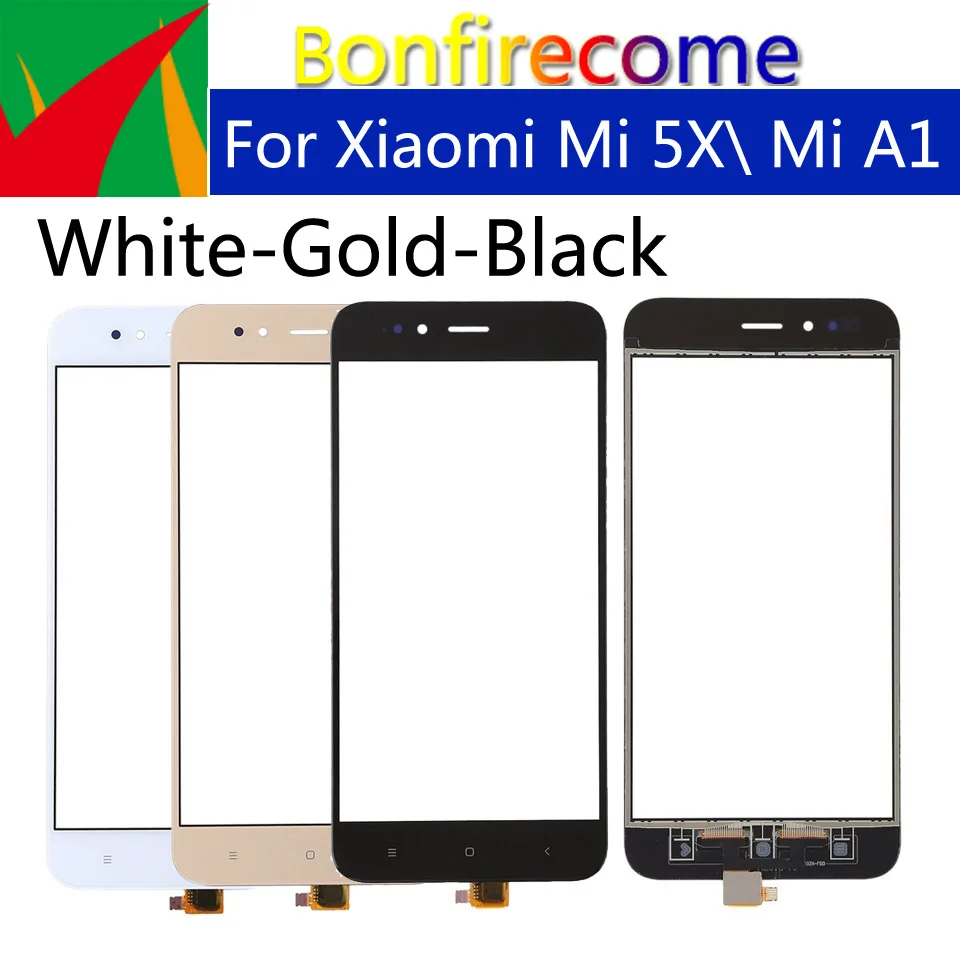 

10Pcs TouchScreen For Xiaomi MI 5X \Mi A1 Mi5X MiA1 Touch Screen Panel Sensor LCD Display Glass Lens Panel Digitizer Replacement