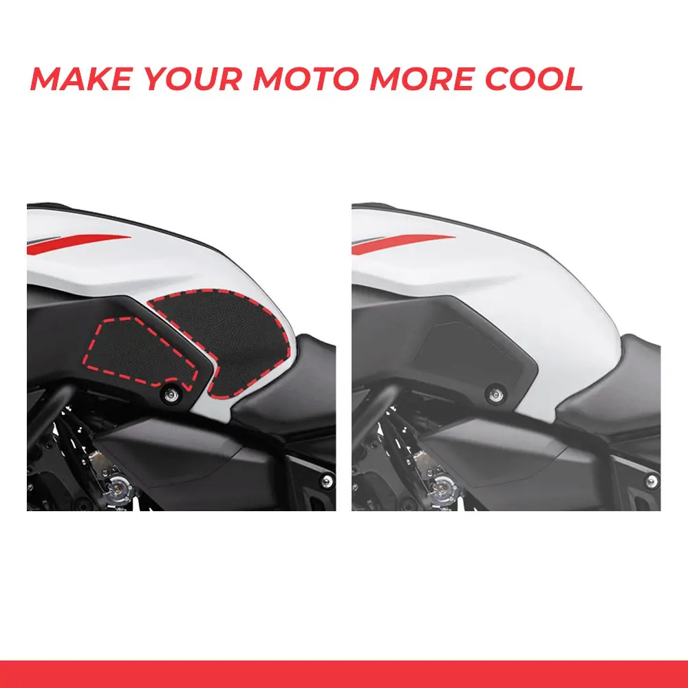 Мотоцикл для YAMAHA Бензобак Pad MT07 FZ07 MT 07 FZ 07 MT-07 FZ-07 противоскользящие стикеры 3M наклейка на газ масло топливо протектор