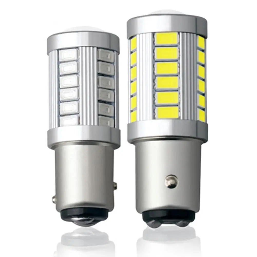 2 шт. 1156 1157 SMD5730 BA15S P21W 5630 Светодиодный Автомобильная задняя лампа стоп светильник s