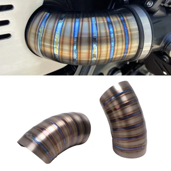 Motorcycle Exhaust Accessories For BMW R NINE T R nineT rninet R9T Titanium Alloy Air Intake Decorative Cover Protection Mounted