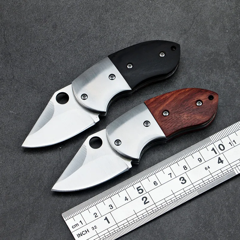 

Wood Handle Mini Pocket Folding Knife CS Go Knives Hunting Military Knives Weapons Survival Outdoor Tool