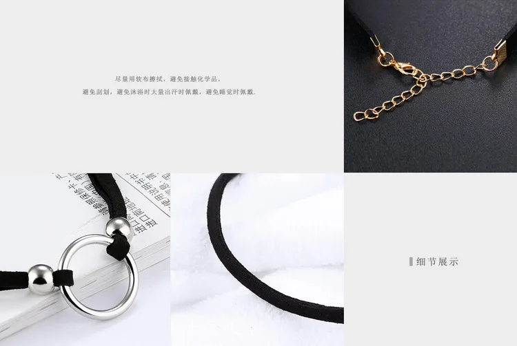 Корейский стиль, аксессуары, тонкое кольцо на шею, AliExpress, поставка товаров, элегантное короткое колье на шею, кольцо на шею Rx005